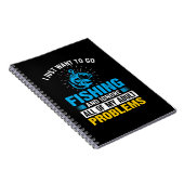 魚釣りアートIただ行きたい魚釣り ノートブック (右側)