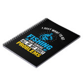 魚釣りアートIただ行きたい魚釣り ノートブック (左側)