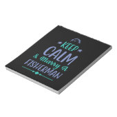 魚釣りア保ートは穏やかで漁師と結婚 ノートパッド (回転)