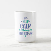 魚釣りア保ートは穏やかで漁師と結婚 モーフィングマグカップ (中央)