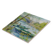 魚釣りイン春バイビンセント・ヴァン・ゴッホ タイル (側面)