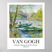 魚釣りイン春バイビンセント・ヴァン・ゴッホ ポスター (正面)