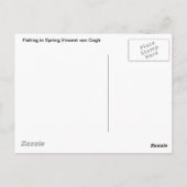 魚釣りイン春ビンセント・ヴァン・ゴッホ ポストカード (裏面)