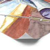 魚釣りオフPolluanポスター ポスター (角)