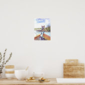 魚釣りオフPolluanポスター ポスター (キッチン)