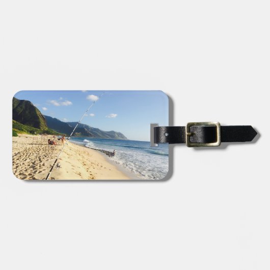 魚釣りオンオアフ ラゲッジタグ (正面横)