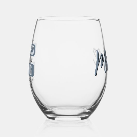 魚釣りカスタムは幸福のおもしろい魚釣り ステムなしワイングラス (左)