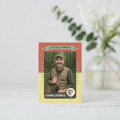 魚釣りカスタムトレーディングカード、フィッシャーマンカードギフト コーリングカード (スタンド正面)