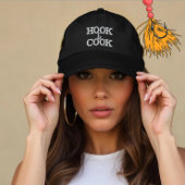 魚釣りカスタムフック&調理師ギフトforアングラーズ 刺繍入りキャップ
