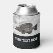 魚釣りカスタムラグッドクラッピークールアングラー 缶クーラー (缶正面)