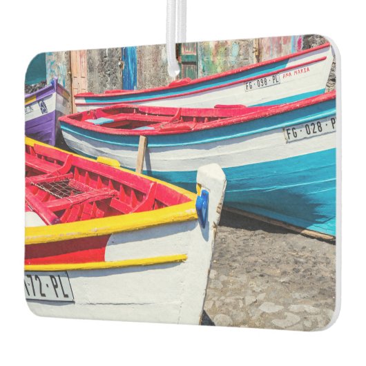 魚釣りカラフルボーツケープヴェルデ カーエアーフレッシュナー (左)