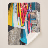 魚釣りカラフルボーツケープヴェルデ シェルパブランケット (正面)