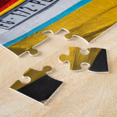 魚釣りカラフルボーツケープヴェルデ ジグソーパズル (側面)