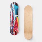 魚釣りカラフルボーツケープヴェルデ スケートボード (正面)