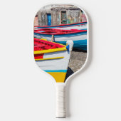 魚釣りカラフルボーツケープヴェルデ ピックルボールラケット (正面)