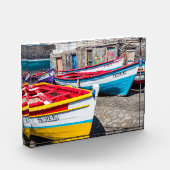 魚釣りカラフルボーツケープヴェルデ フォトブロック (左)