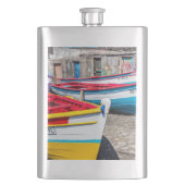 魚釣りカラフルボーツケープヴェルデ フラスク (正面)