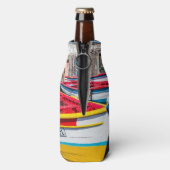 魚釣りカラフルボーツケープヴェルデ ボトルクーラー (ボトル裏面)