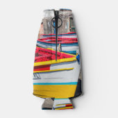 魚釣りカラフルボーツケープヴェルデ ボトルクーラー (裏面)