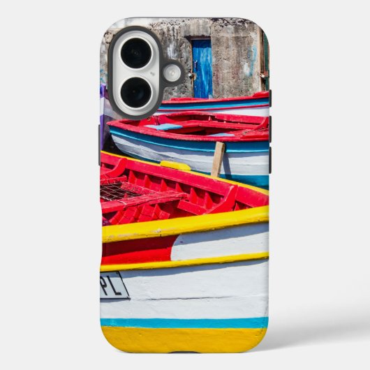 魚釣りカラフルボーツケープヴェルデ Case-Mate iPhoneケース (裏面)