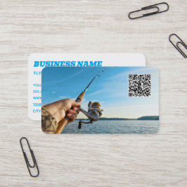 魚釣りガイカスタムドQR 名刺