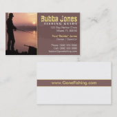 魚釣りガイドの名刺 名刺 (正面/裏面)