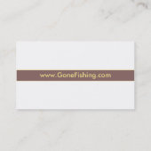 魚釣りガイドの名刺 名刺 (裏面)