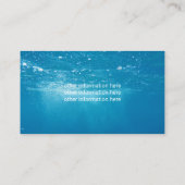 魚釣りガイドサービスブルーウォーター 名刺 (裏面)