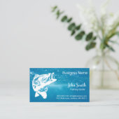 魚釣りガイドサービスブルーウォーター 名刺 (スタンド正面)