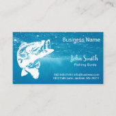 魚釣りガイドサービスブルーウォーター 名刺 (正面)