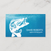 魚釣りガイドサービスプロフェッショナル漁師 名刺 (正面)