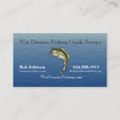 魚釣りガイドサービス名刺 名刺 (正面)