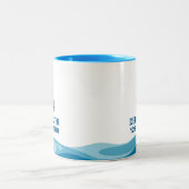 魚釣りガイドサービス ツートーンマグカップ (中央)