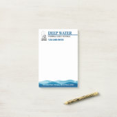 魚釣りガイドサービス ポストイット (デスク上)