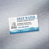 魚釣りガイドサービス マグネット名刺 (インサイチュ)