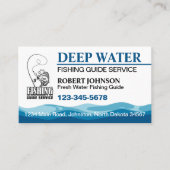 魚釣りガイドサービス 名刺 (正面)
