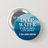 魚釣りガイドサービス 缶バッジ (正面&裏面)