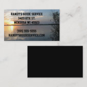 魚釣りガイド名刺 名刺 (正面/裏面)