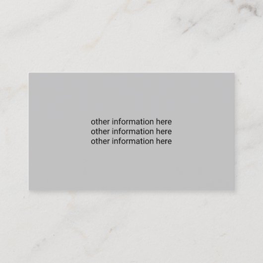 魚釣りガイド魚釣りシャーターズフィッシャーマン 名刺 (裏面)