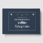 魚釣りキャビンいかりフィッシュカスタムウェルカムシルバー ゲストブック (正面)