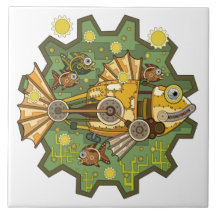 魚釣りギアお洒落、機械魚