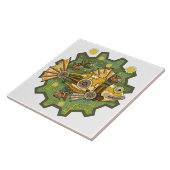 魚釣りギアお洒落、機械魚 タイル (側面)