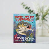 魚釣りギア幸福 ポストカード (スタンド正面)