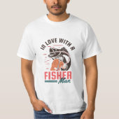 魚釣りギフト魚釣りtシャツ tシャツ (正面)