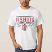魚釣りギフト魚釣りtシャツ tシャツ (正面)