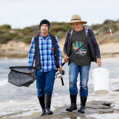 魚釣りギフト魚釣りtシャツ tシャツ