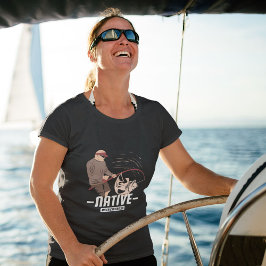 魚釣りギフト魚釣りtシャツ tシャツ