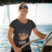 魚釣りギフト魚釣りtシャツ tシャツ