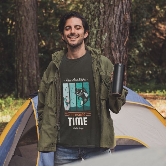 魚釣りギフト魚釣りtシャツ tシャツ