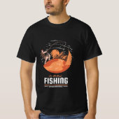 魚釣りギフト魚釣りtシャツ tシャツ (正面)
